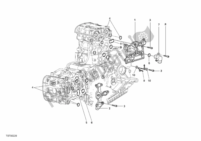 Alle onderdelen voor de Hoofdbedekking van de Ducati Superbike 749 Dark 2006